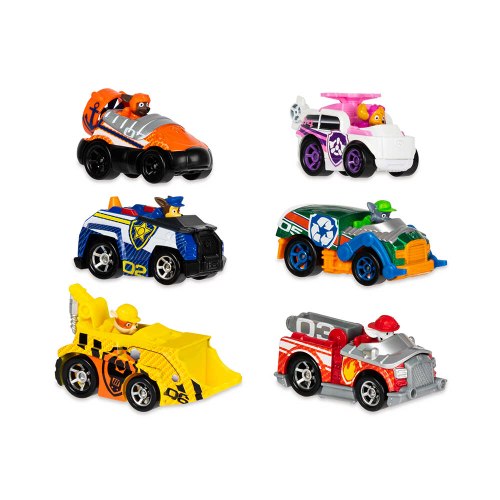 מארז 6 מכוניות צעצוע ממתכת מפרץ ההרפתקאות