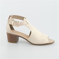 סנדלי עקב לנשים - בייג׳ין