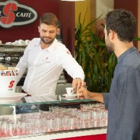 רביעיית כוסות אספרסו קטנות מותג Essse Caffe Italy