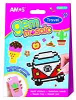 סט יצירות מדבקות יהלומים מסע