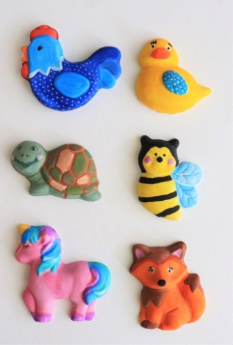 תבנית יציקה 6 דגמים - חיות חווה