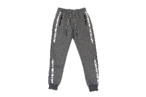 מכנסי פוטר הדפס בצד גברים