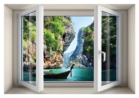 חלון בנישה חופשה בתאילנד