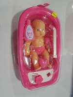 בובה באמבטיה ואביזרים