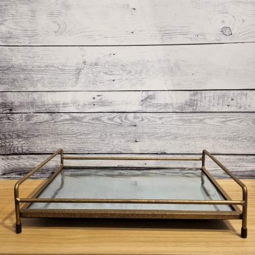 מגש מראה זהב בינוני