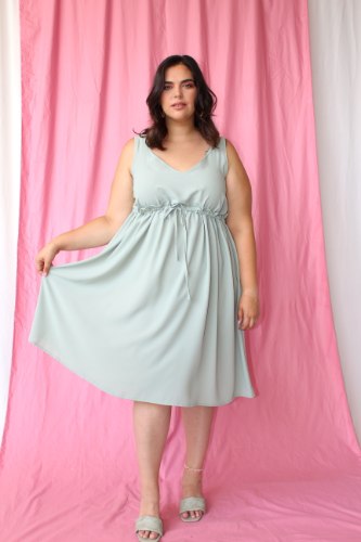 שמלת קארדי פיסטוק