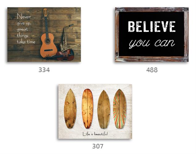 סט של 3 תמונות השראה דגם 0133