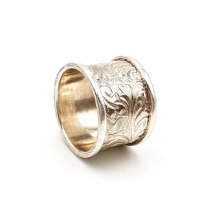 טבעת כסף טהור דגם ענפים R-39