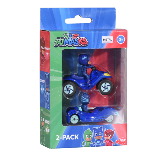 כח פיג'יי|PJ- מכונית+ אופנוע- איש חתול 1:64