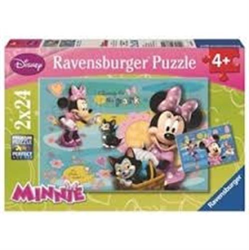 2 פאזלים 24 חלקים - מיני מאוס