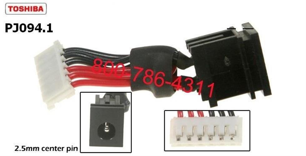 PJ094.1 - Toshiba Satellite A20 DC JACK שקע טעינה למחשב נייד