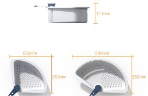 מסננת כיור רב תכליתית