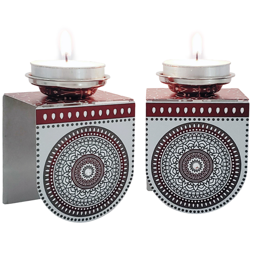 פמוטים לשבת בעיצוב מנדלה