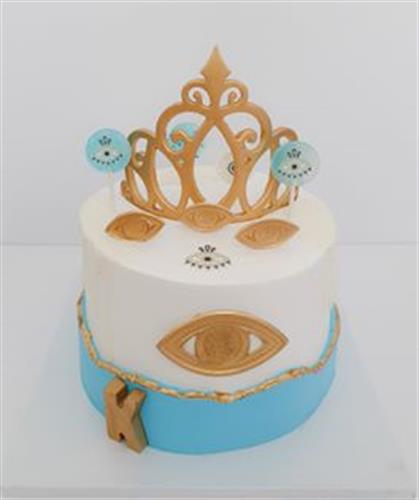 תבנית עין גדולה משובצת אבנים לקישוט עוגות |עיניים| קישוט מארזים יום הולדת חדש אתי דבש