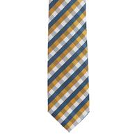 עניבה בשיבוץ סקוטי ירוק צהוב