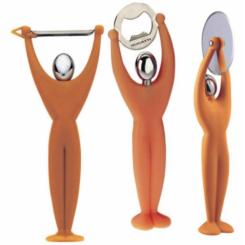 סט קולפן פותחן וסכין GYM כתום