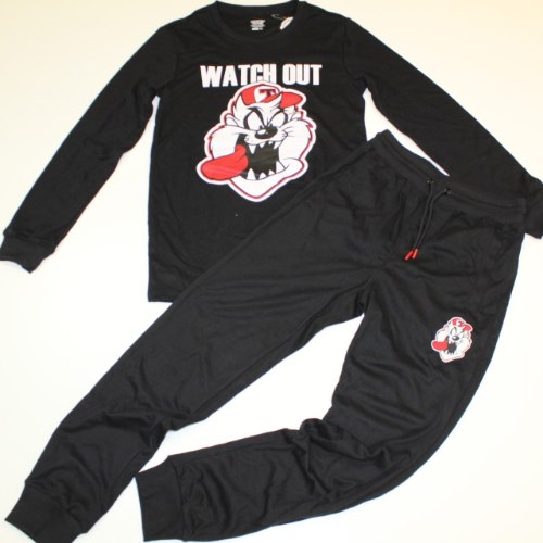 פיג'מה גבר אינטרלוק  WATCH OUT