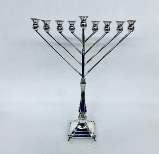 חנוכיה חבד מכסף טהור האחים חדד סטרלינג 925 MY20385002941