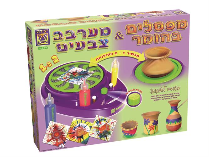 מפסלים בחומר&מערבב צבעים