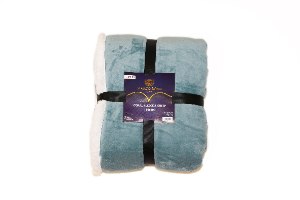 שמיכת קורל פליז חלקה