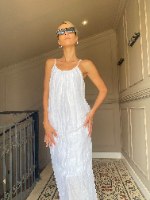 שמלת FLORENCE לבנה