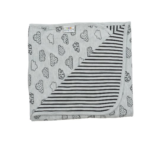 שמיכת עננים אפור מלאנג'