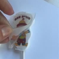 שקף טרנספר - ליצנים - חג פורים לנשיקות