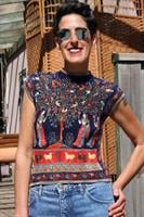 חולצה מיוחדת בקטע סיני מידה S/M