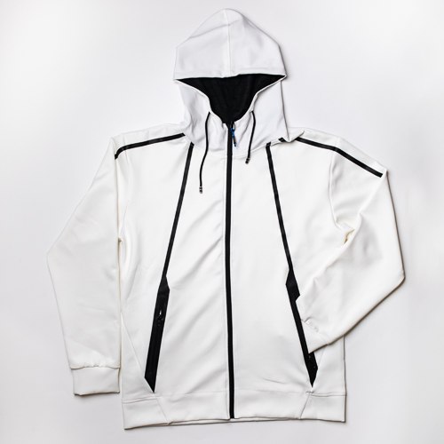 קפוצ'ון קופר רוכסנים מולחמים לבן גברים