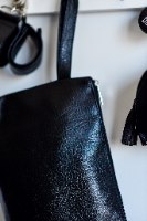 סט תיק החתלה שחור שברים דגם ברנדה