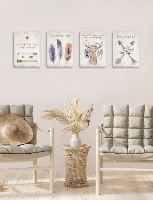 רביעיית תמונות השראה דגם 011