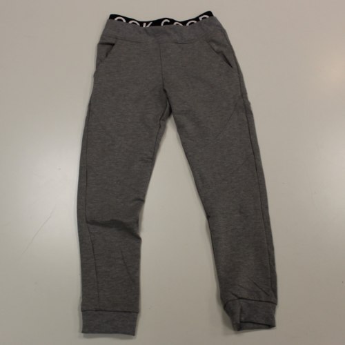 מכנס פוטר ילדות עיצוב גומי אפור