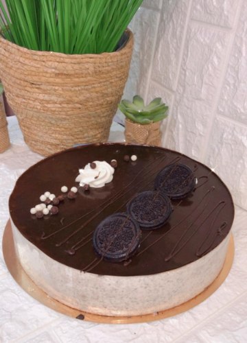 עוגת מוס אוראו ושמנת - 24"