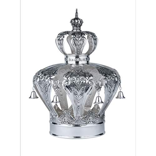 כתר כסף טהור 925 דגם 7 קטן