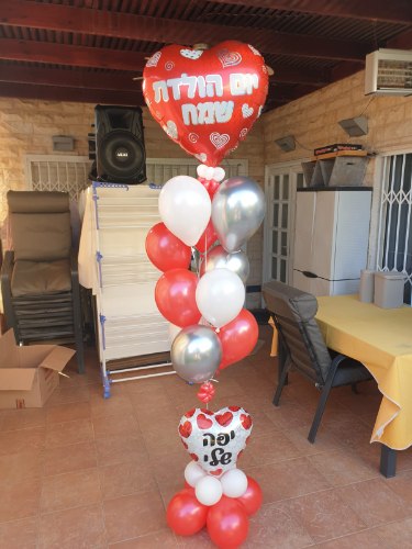 מעמד בלונים מושלם - תחתית הקדשה