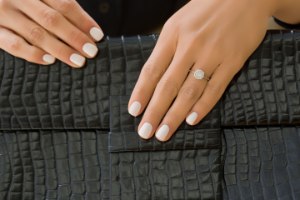 טבעת זהב 14 קראט 0.15 קראט יהלומים 89453 - מחיר מבצע! 