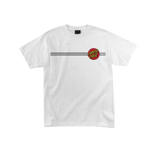 SANTA CRUZ Classic Dot S/S Regular T-Shirt Sand Sm Mens Santa Cruz WHITE