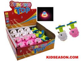 סביבון חד קרן עם אורות וצלילים