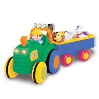 טרקטור חווואי + נגרר דובר עברית