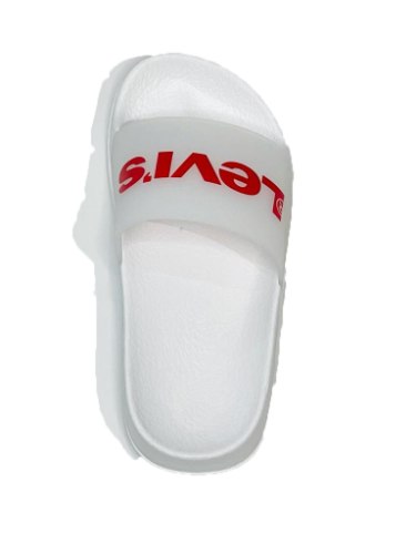 כפכף LEVIS לבן לוגו 22-39