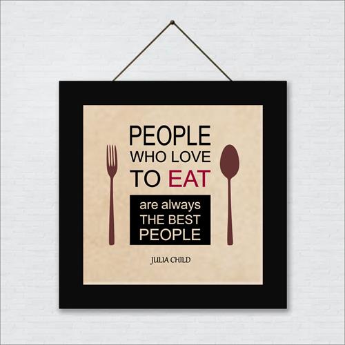 People who love to eat