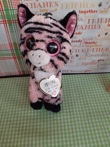 זברה עיניים גדולות, בובה רכה של ty