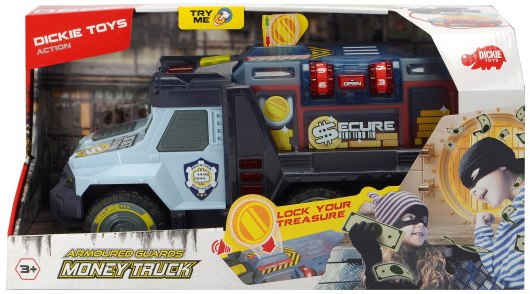 משאית משוריינת עם קופת חיסכון dickie toys