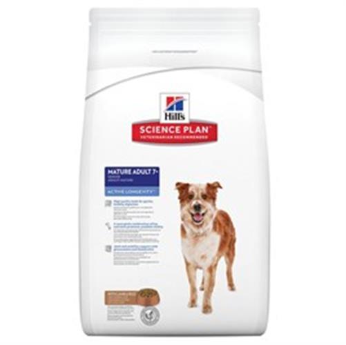 הילס Science Plan לכלבים מבוגרים 7+ (כבש ואורז), 14 ק"ג