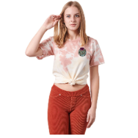 SANTA CRUZ Cactus Dot S/S Boyfriend T-Shirt Rose/Sand Tonal Dye Sm Womens Santa Cruz