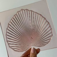 מניפה גדולה  דגם לב ליצירה בשוקולד ובבצק סוכר | עלה טרופי לשוקולד | אתי דבש 2021