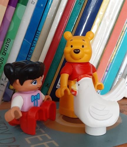 לגו דופלו, פו הדוב ילדה ותרנגולת, 3 דמויות המתחברות לקוביות דופלו, המחיר לשלושתם