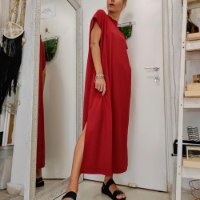 שמלת NAM - אדום בריק