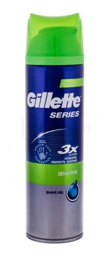 ג'ילט ג'ל גילוח לעור רגיל עם אלוורה 200 מל