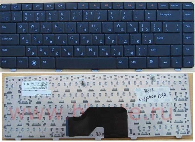החלפת מקלדת למחשב נייד דל Dell Inspiron 1370 Keyboard HC1J0 , NSK-DJB01